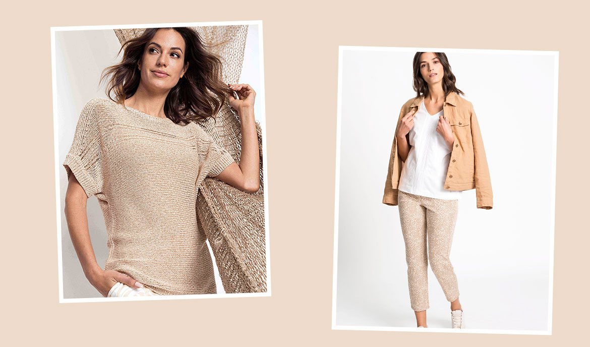 Looks in Beige sind zeitlos und sehen immer stilvoll aus