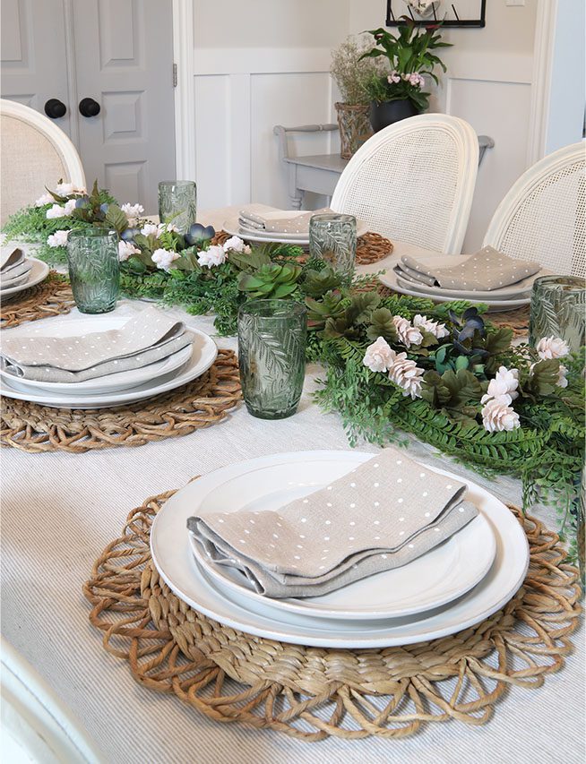 Linen home decor ideas