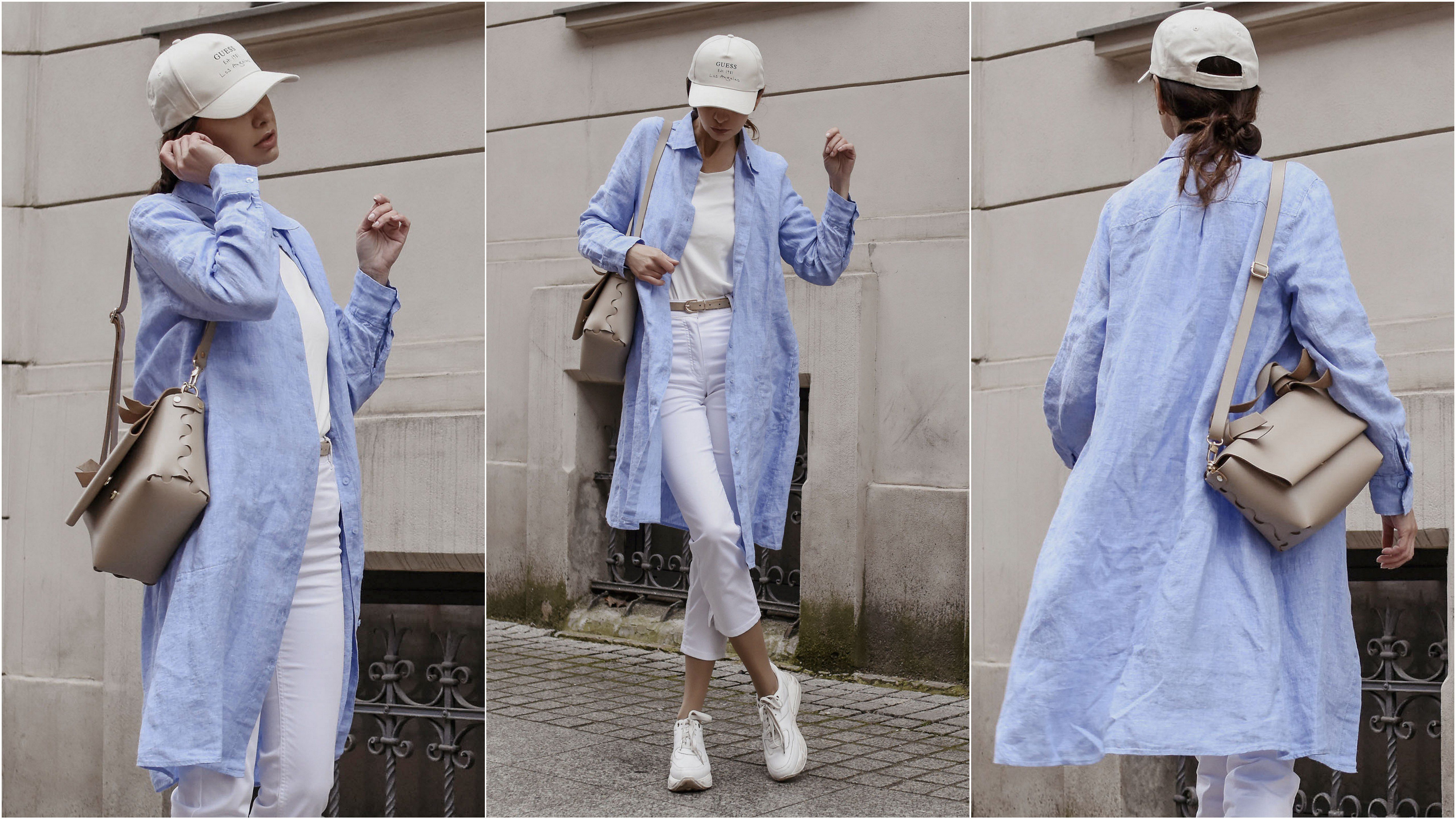 Influencer Aga loves the summer linen dress from Olsen's Dolce Vita collection.