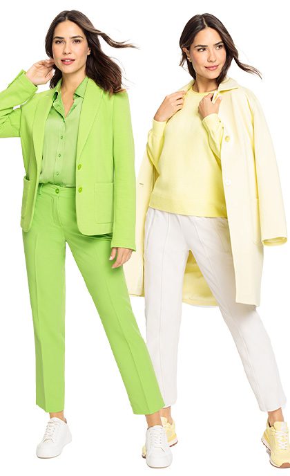 Trendfarben: Grün und Gelb